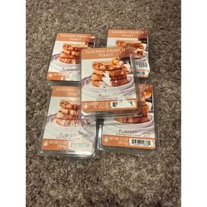 Lot of 5 Fusion Golden French Toast Scented Wax Cubes Melts 2.5 oz Each